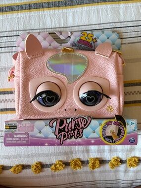 Purse Pets Light-Up Pink Kids Purse Unicorn